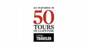 National Geographic 50 Tours of a Lifetime logo