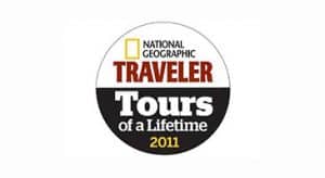 National Geographic Traveler Tours of a Lifetime 2011 logo