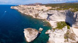 Cliff faces on Mediterranean coast