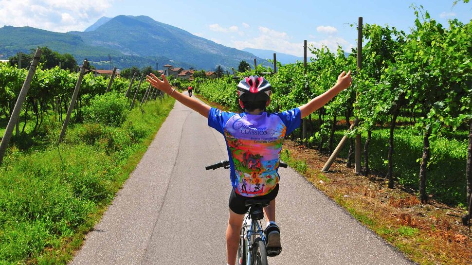 Biking on the Sud Tyrol Family tour