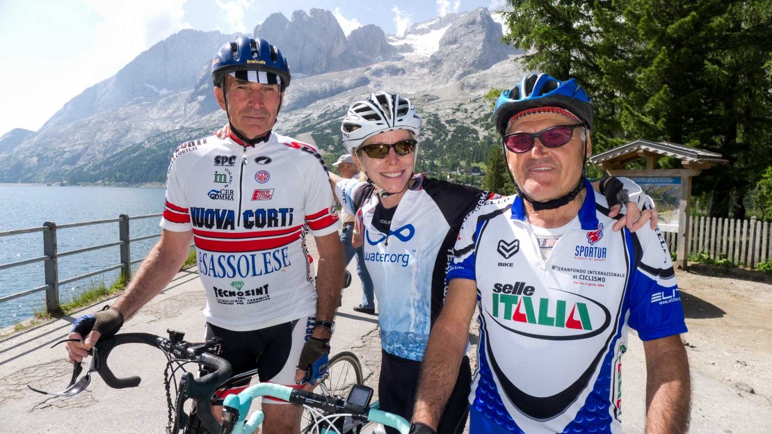 Bikers on the Majestic Dolomites tour