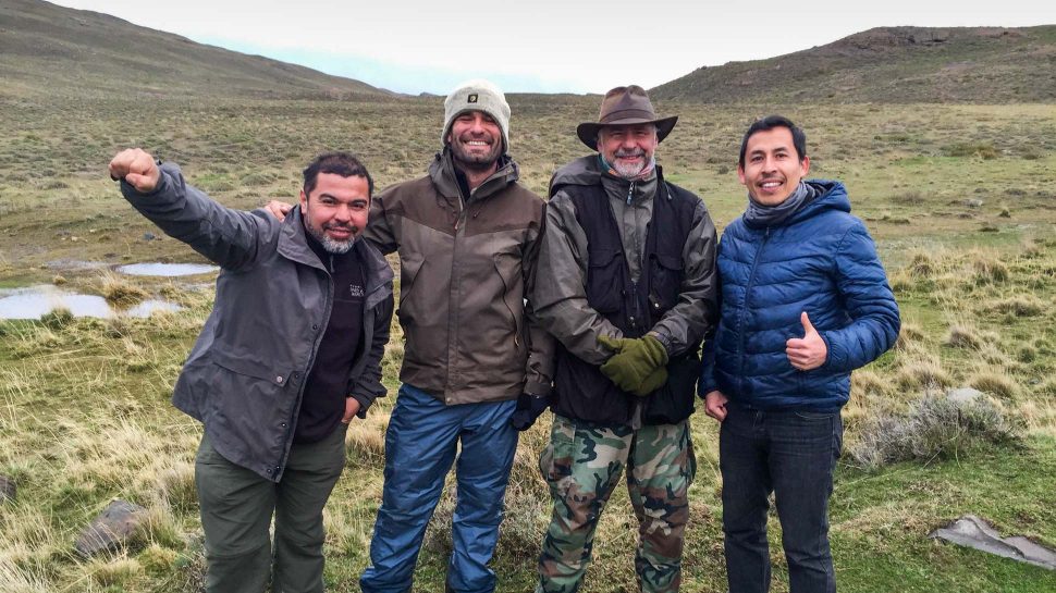 Men on the Best of Patagonia tour
